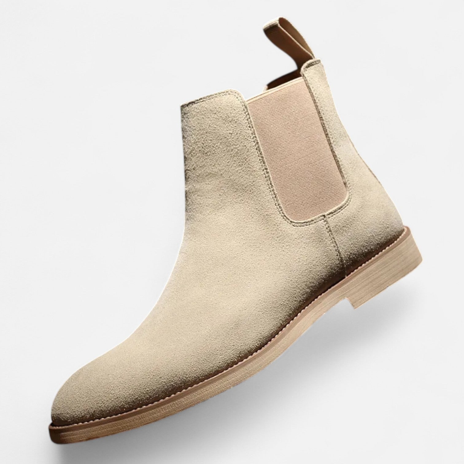 Bottines Chelsea Rétro en Daim pour Homme – Intemporalité Anglaise, Élégance Naturelle - Lévari Mode
