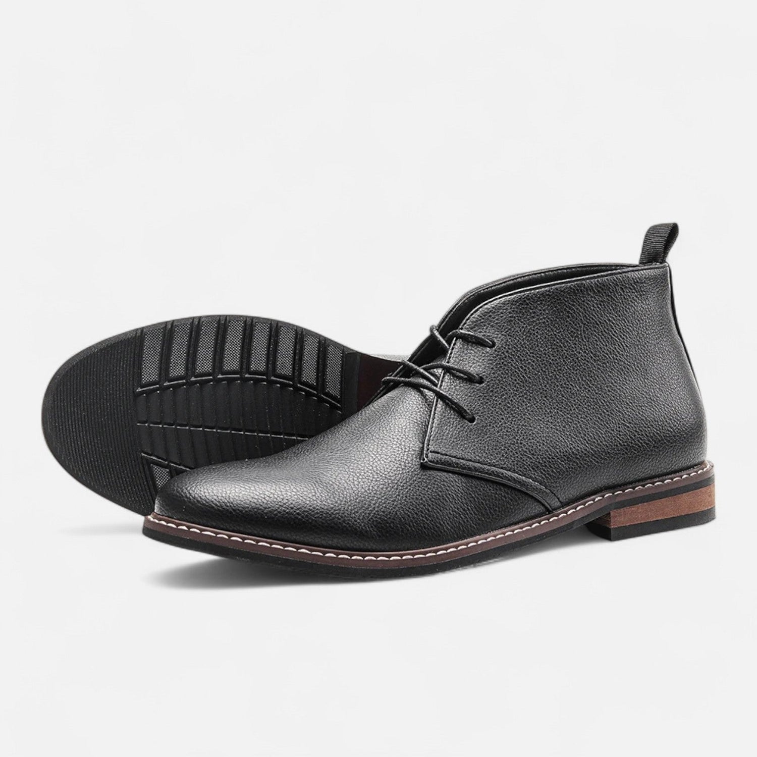 Bottines Classiques en Cuir pour Homme – Style Décontracté, Élégance Durable - Lévari Mode