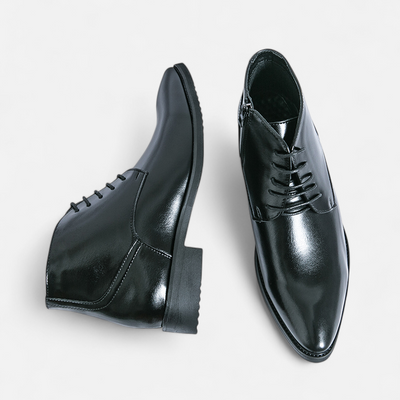 Men's High Top Leather Shoes - Softness, Comfort and Timeless Elegance