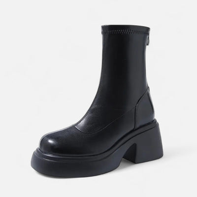 Women's Soft Leather Shoes - Natural Comfort, Understated Elegance