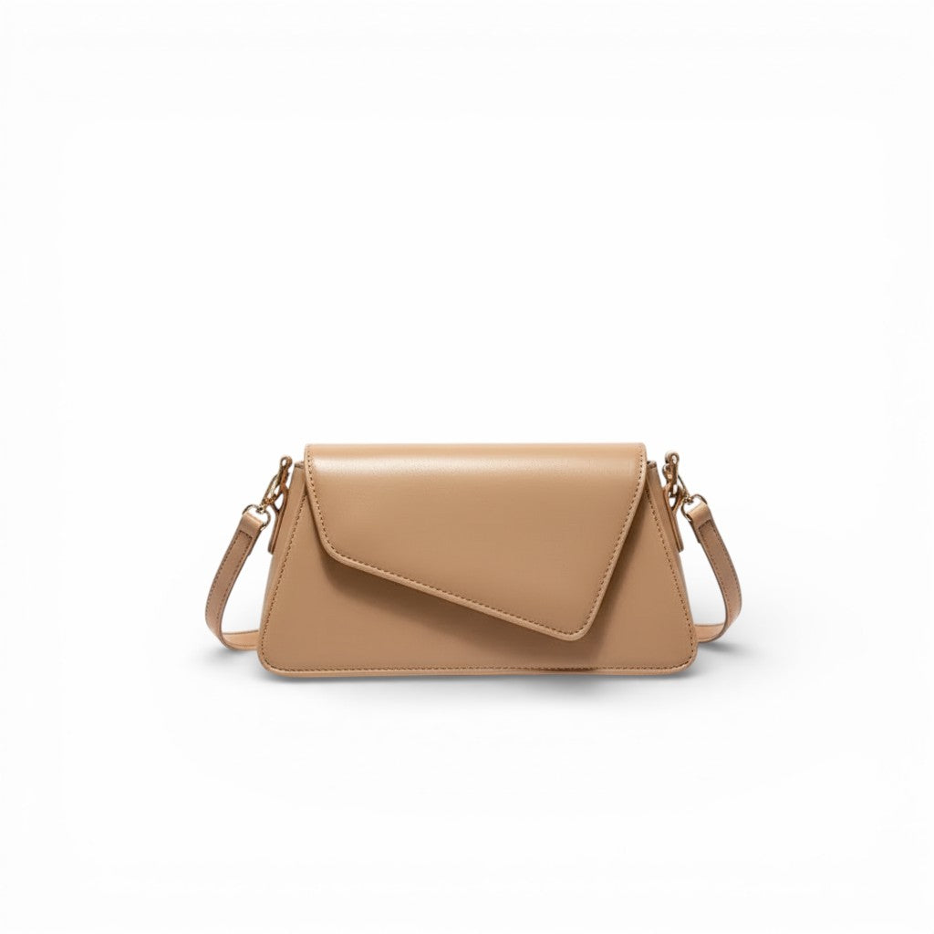 PU Leather Flap Crossbody Bag – Compact & Secure – For Day to Night