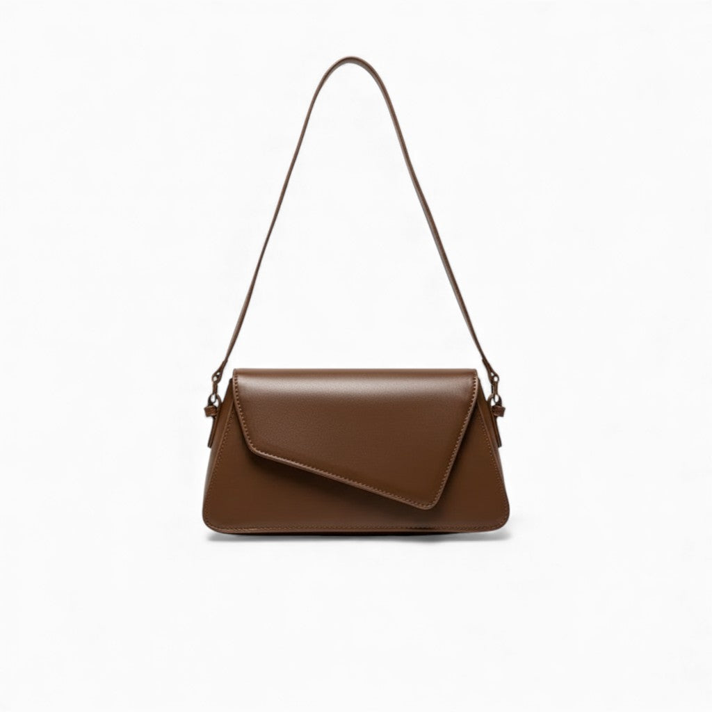 PU Leather Flap Crossbody Bag – Compact & Secure – For Day to Night