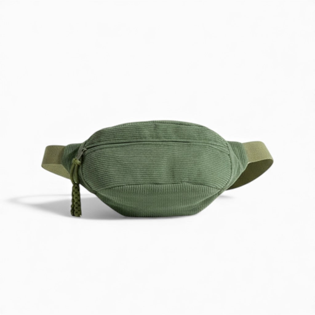 Corduroy Crossbody Belt Bag – Hands-Free – For Street Style Days
