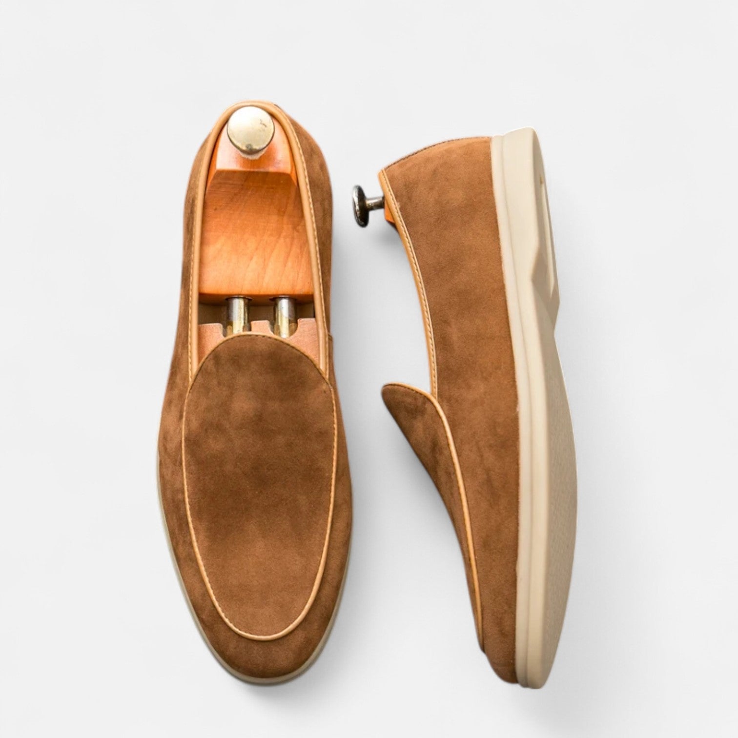 Mocassins en Daim Haut de Gamme pour Homme – Élégance Automnale, Souplesse Intemporelle - Lévari Mode