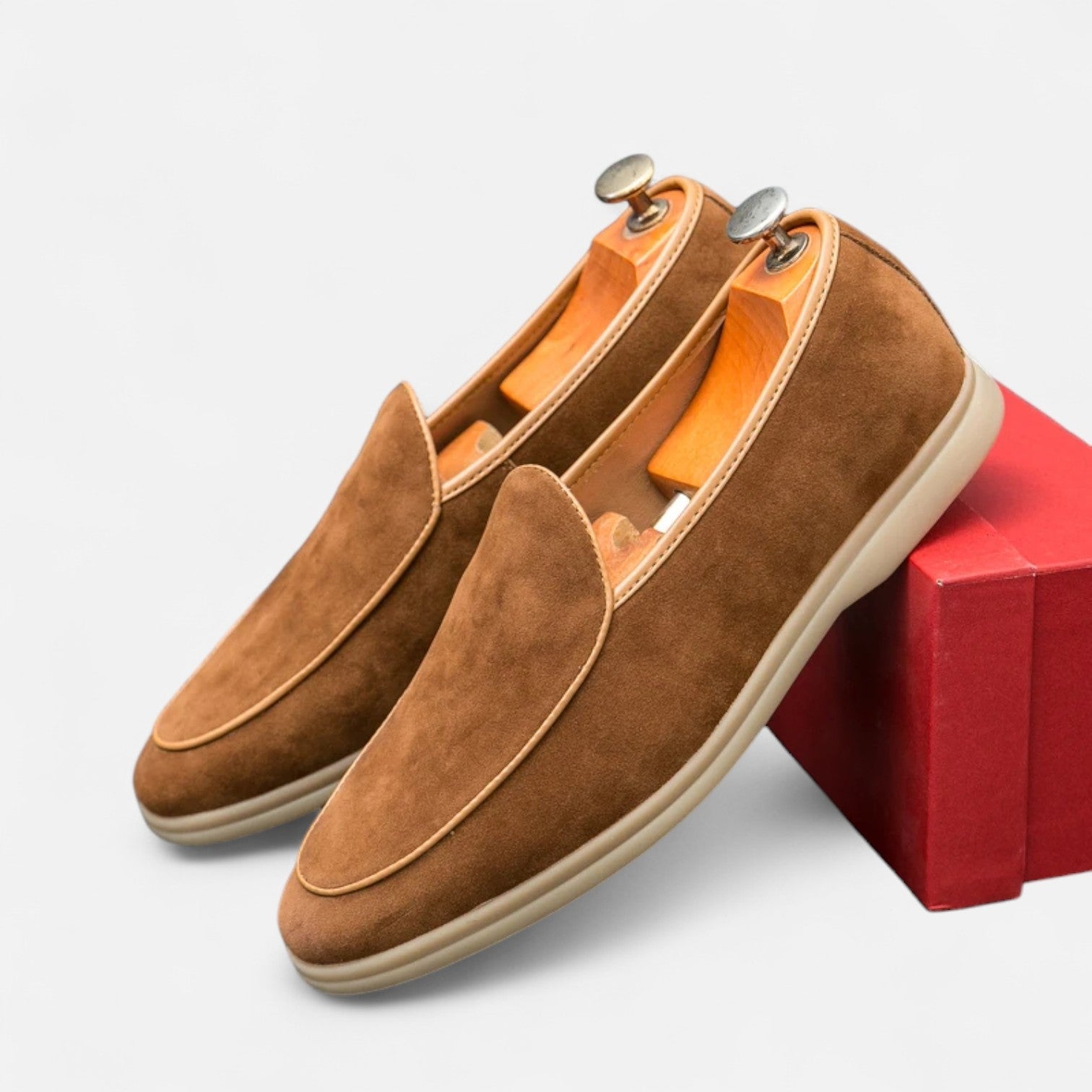 Mocassins en Daim Haut de Gamme pour Homme – Élégance Automnale, Souplesse Intemporelle - Lévari Mode