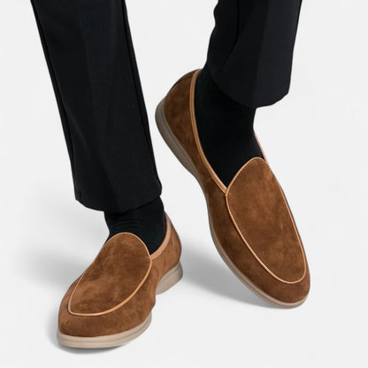 Mocassins en Daim Haut de Gamme pour Homme – Élégance Automnale, Souplesse Intemporelle - Lévari Mode