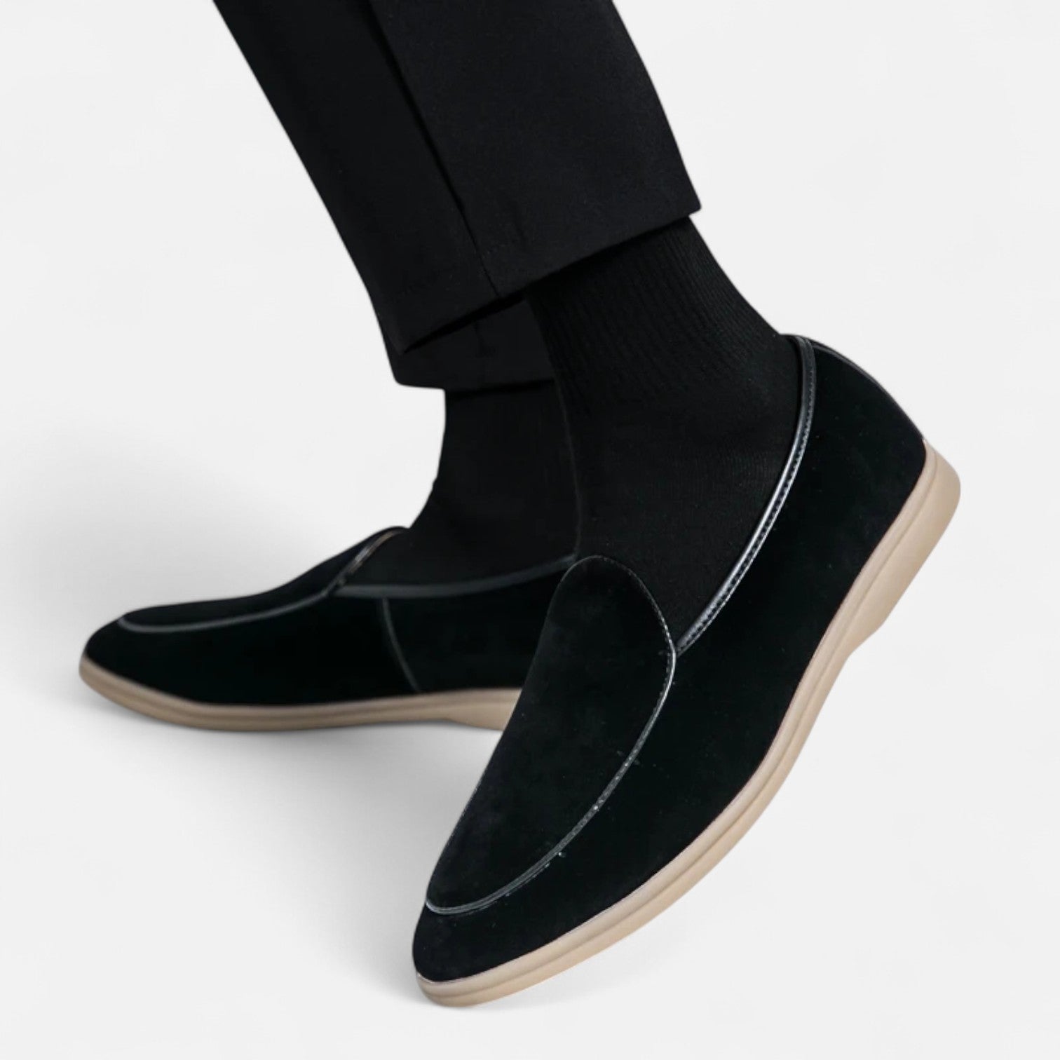 Mocassins en Daim Haut de Gamme pour Homme – Élégance Automnale, Souplesse Intemporelle - Lévari Mode