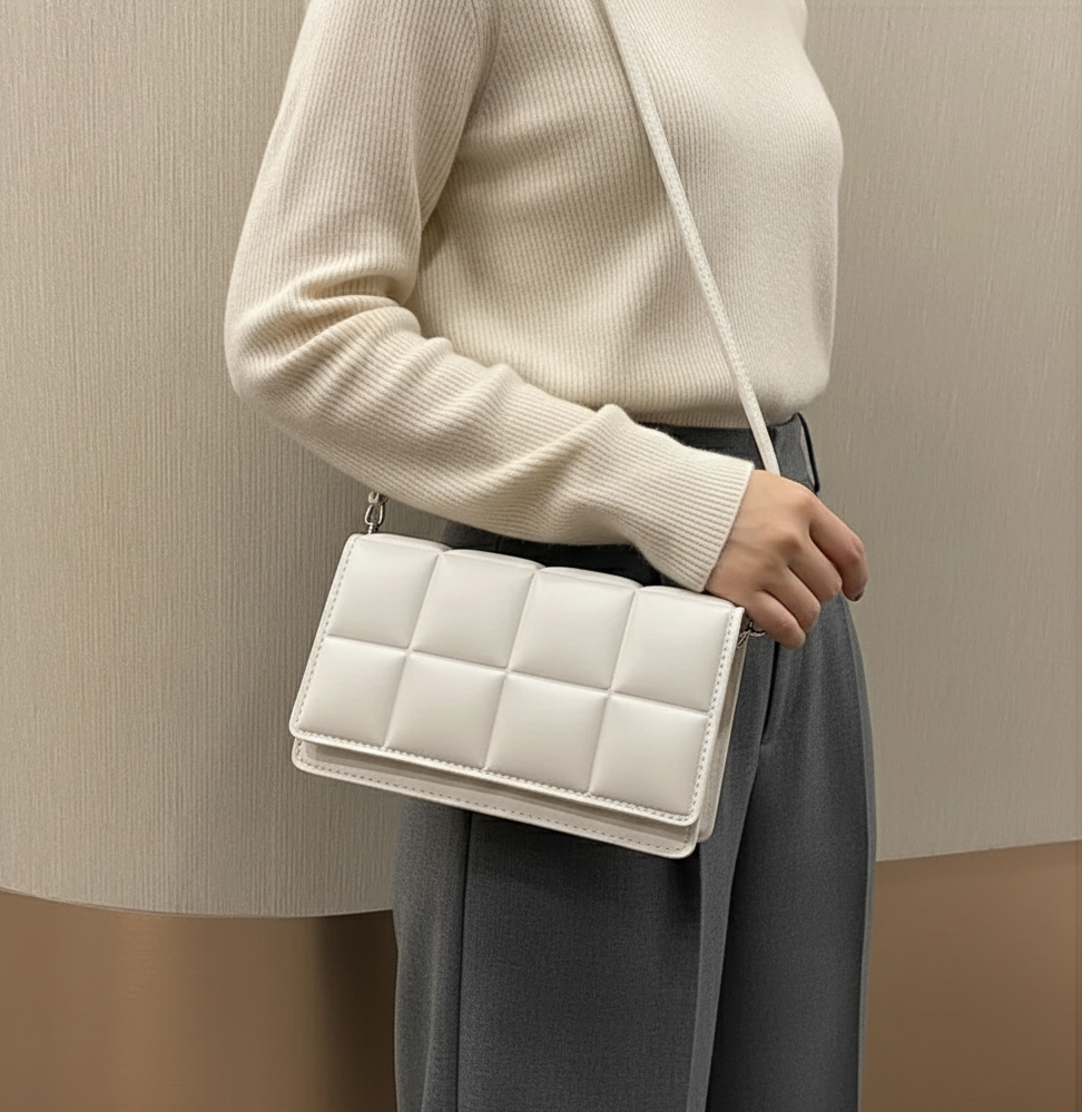 Soft PU Leather Shoulder Bag – Lightweight – For Daily Outings