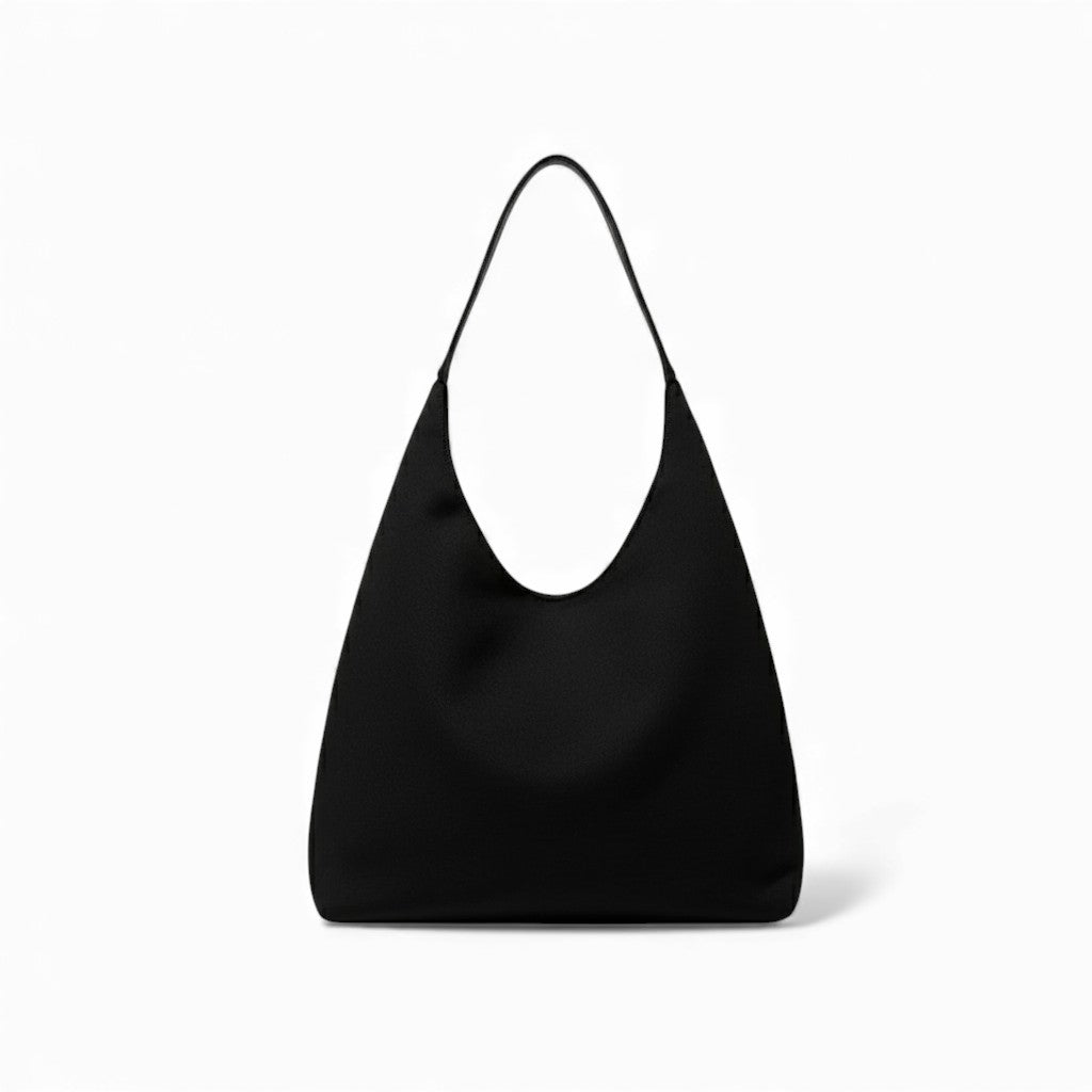 Minimal Vegan Suede Shoulder Bag – Soft & Light – For Everyday Wear