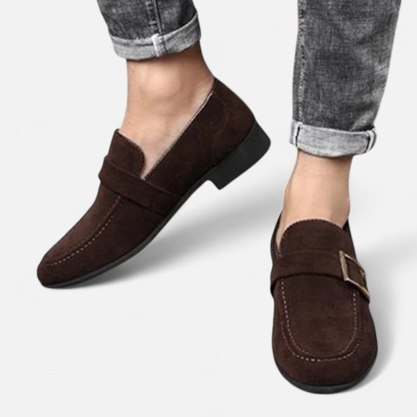 Men's Pointed Toe Dress Shoes - Social Elegance, Distinctive Finish