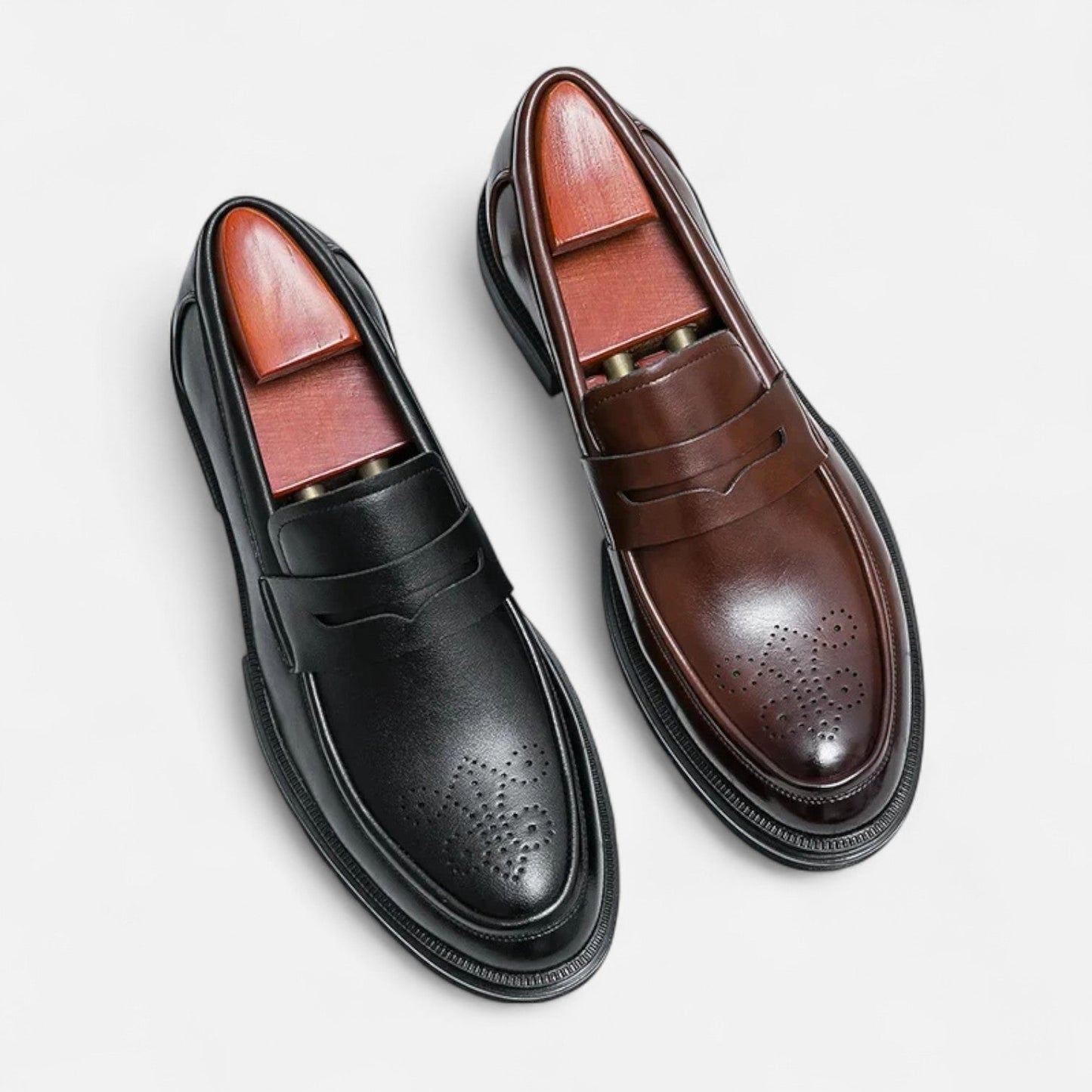 British Style Men's Dress Shoes - Formal Elegance, Classic Charisma