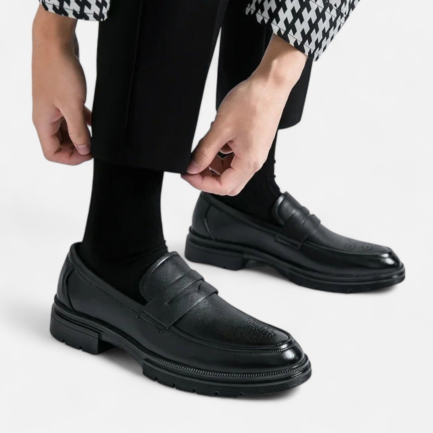 British Style Men's Dress Shoes - Formal Elegance, Classic Charisma