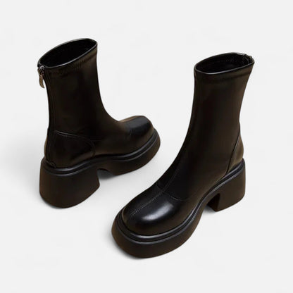 Women's Soft Leather Shoes - Natural Comfort, Understated Elegance