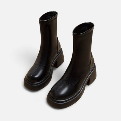 Women's Soft Leather Shoes - Natural Comfort, Understated Elegance