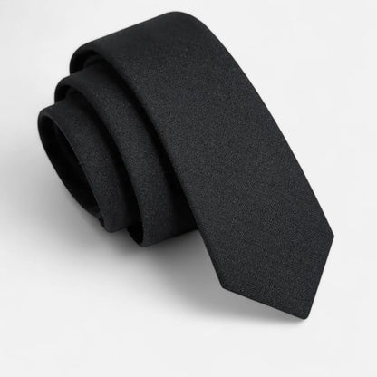 Men's Casual Wool Tie - Natural Texture, Relaxed Elegance