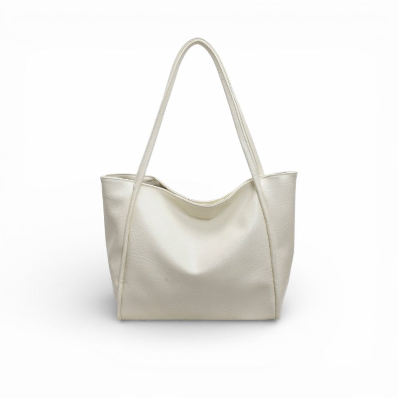 Women's Large Open Top Shopper Tote with Hasp Closure for Daily Essentials